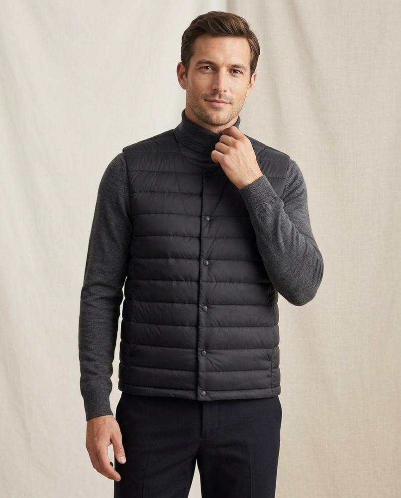 Lands Fashion - Surak | Quilted Button-Up Vest Men