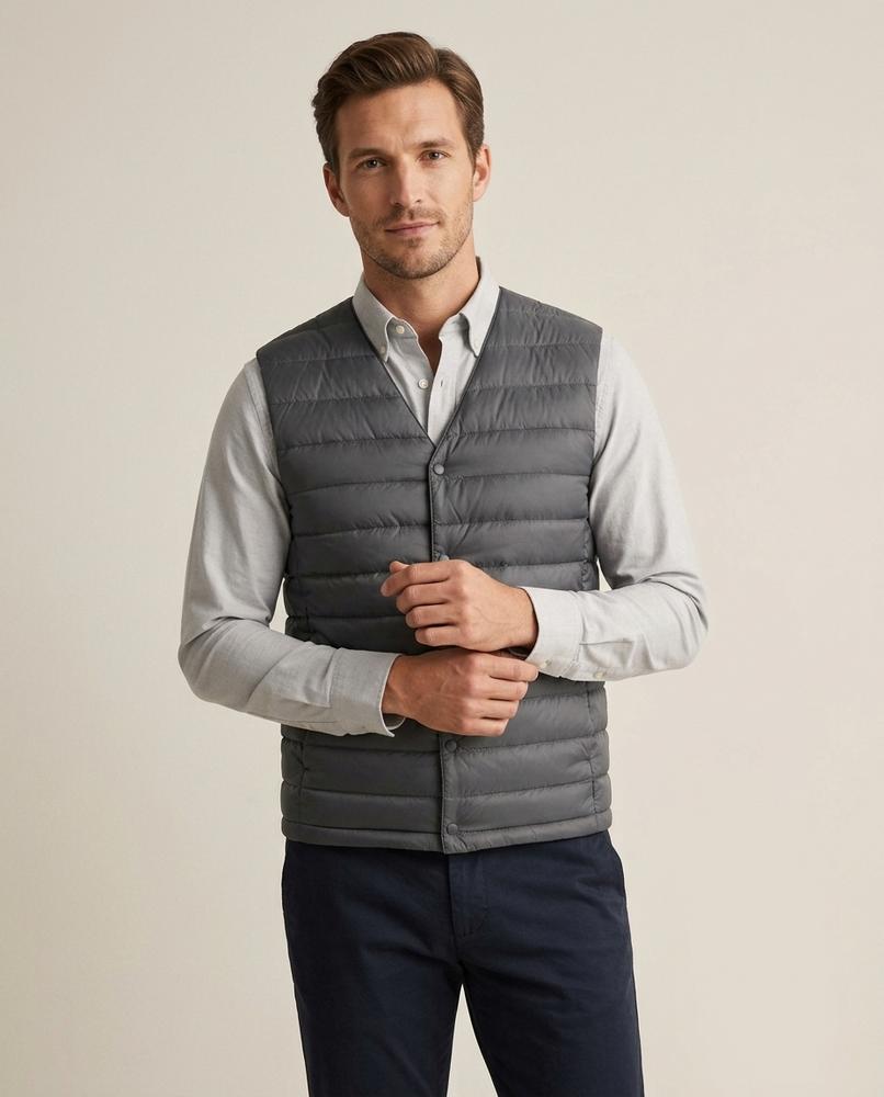 Lands Fashion - Surak | Quilted Button-Up Vest Men