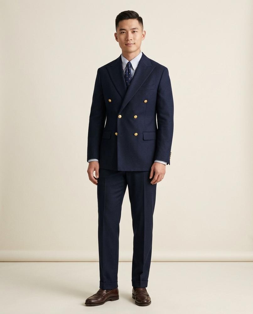 Lands Fashion - Sosir | Double-Breasted Tailored Suit Men