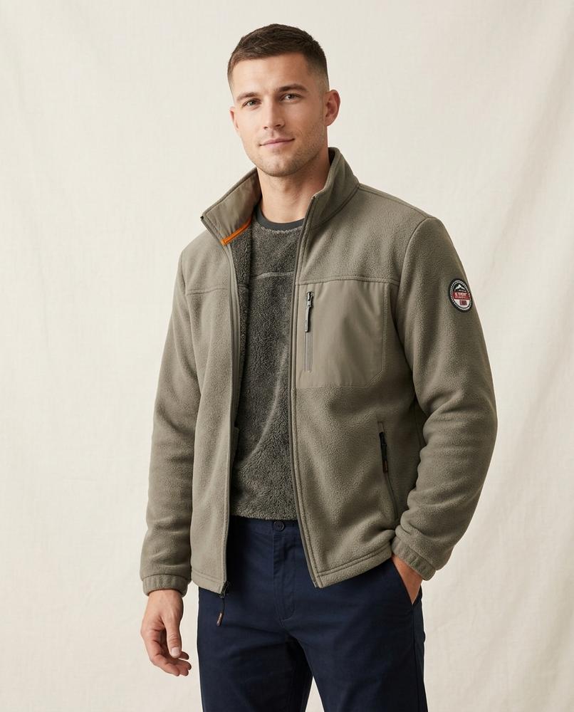 Lands Fashion - Tadin | Fleece Zip-Up Jacket Men