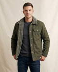 Lands Fashion - Vusan | Sherpa-Collar Button-Front Jacket Men