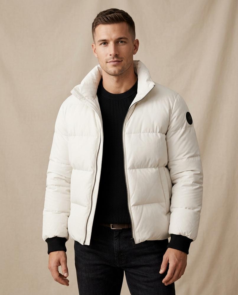 Lands Fashion - Yiwal | Quilted High-Collar Jacket Men