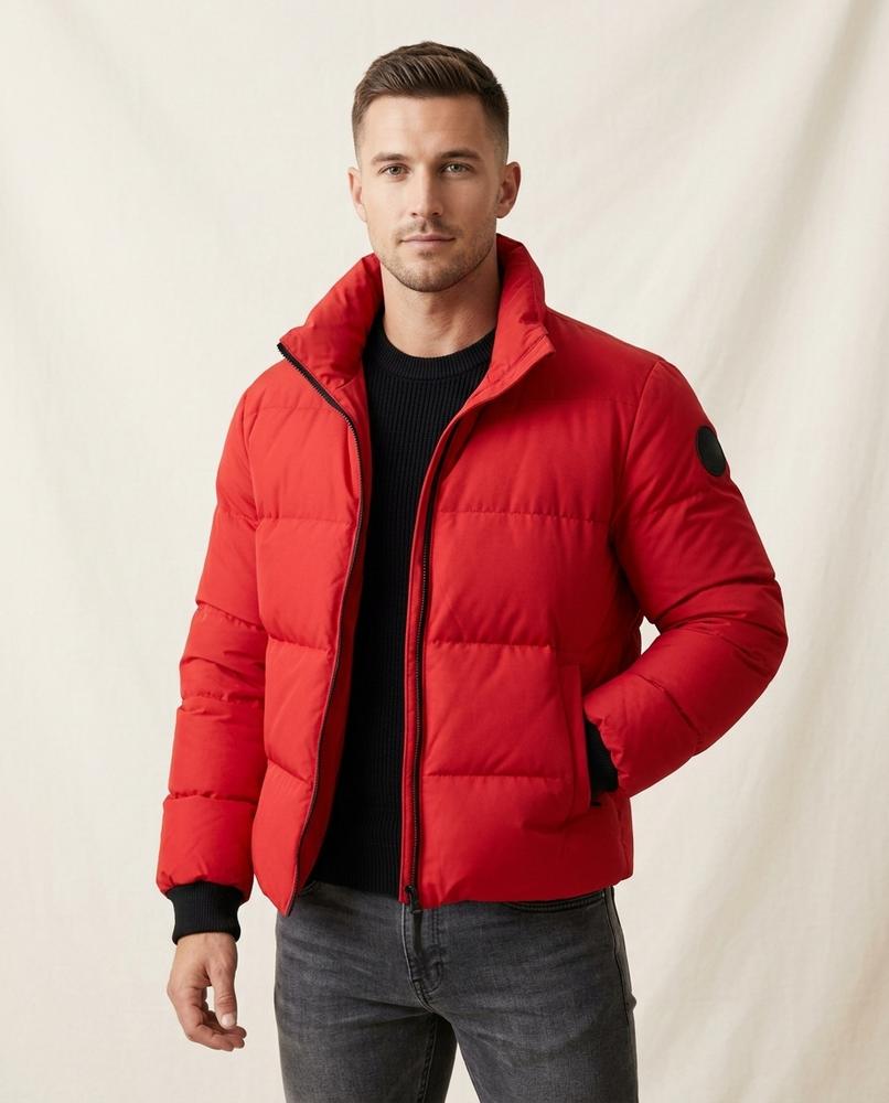 Lands Fashion - Yiwal | Quilted High-Collar Jacket Men