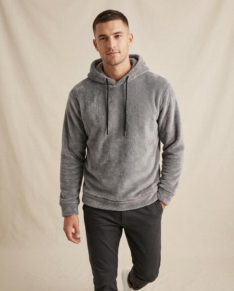 Lands Fashion - Casir | Plush Drawstring Hoodie Men
