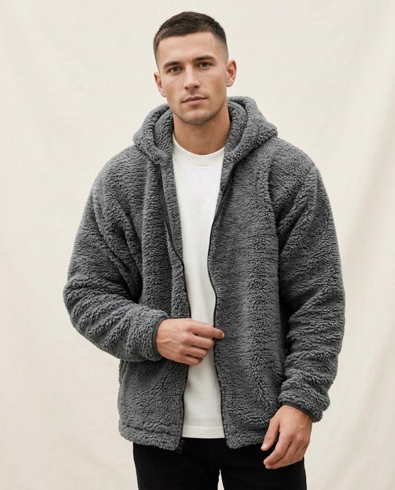 Lands Fashion - Nikal | Fleece Zip-Up Jacket Men