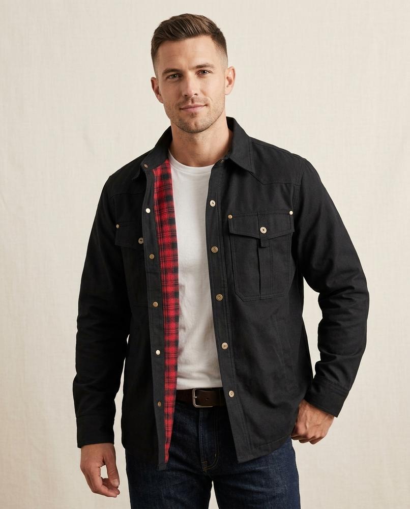 Lands Fashion - Rupet | Lined Snap-Button Jacket Men