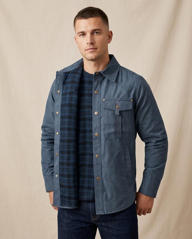 Lands Fashion - Rupet | Lined Snap-Button Jacket Men