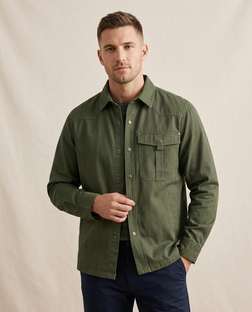 Lands Fashion - Rupet | Lined Snap-Button Jacket Men