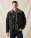 Lands Fashion - Linus | Sherpa-Lined Button-Front Denim Jacket Men