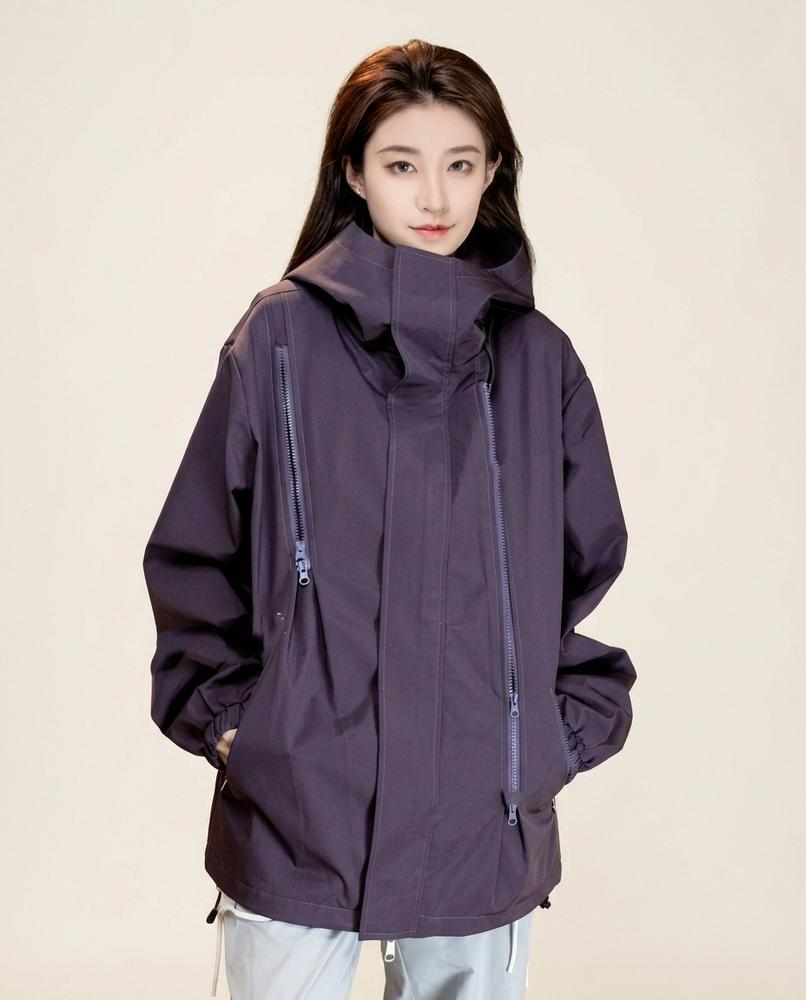 Lands Fashion - Damud | Hooded Zip-Up Jacket Unisex