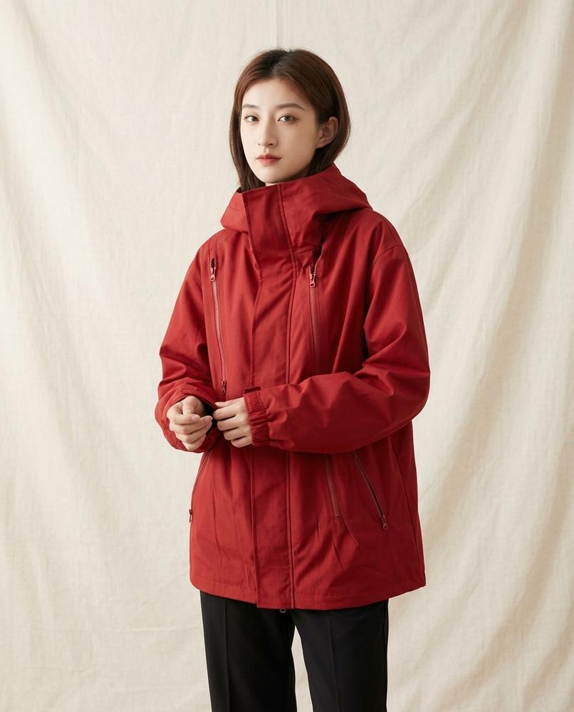 Lands Fashion - Damud | Hooded Zip-Up Jacket Unisex