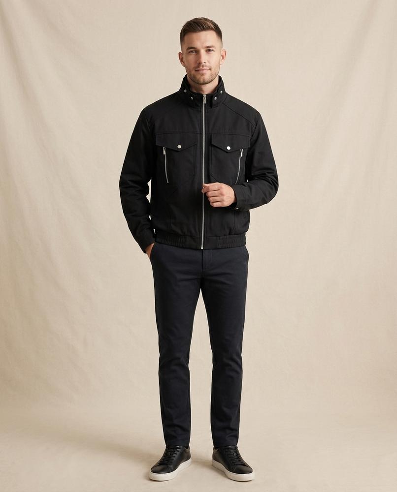 Lands Fashion - Vural | Zip-Up Stand-Collar Jacket Men