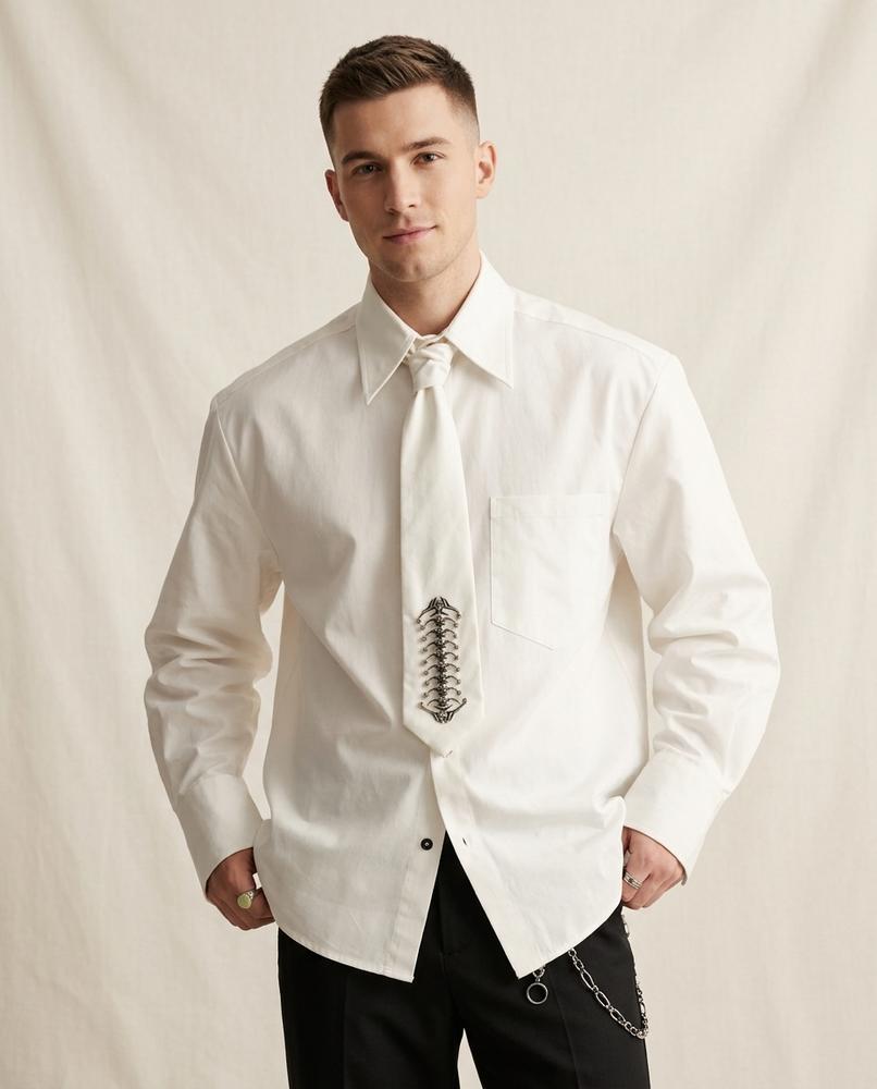 Lands Fashion - Detar | Long-Sleeved Button-Up Shirt Men