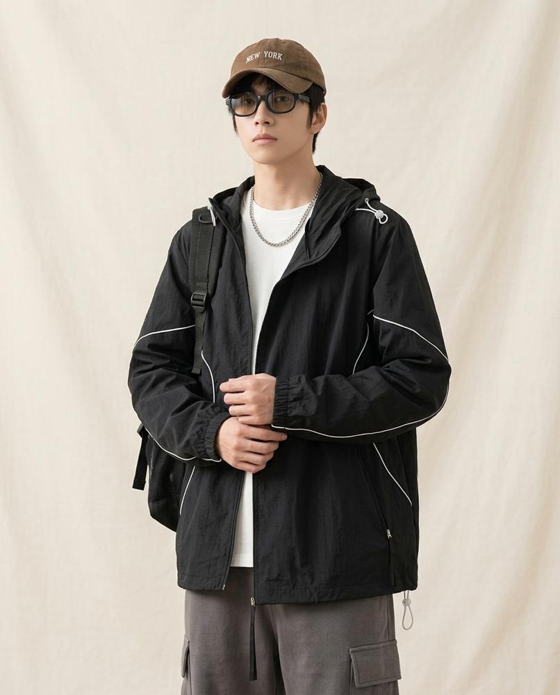 Lands Fashion - Lafed | Hooded Lightweight Jacket Men