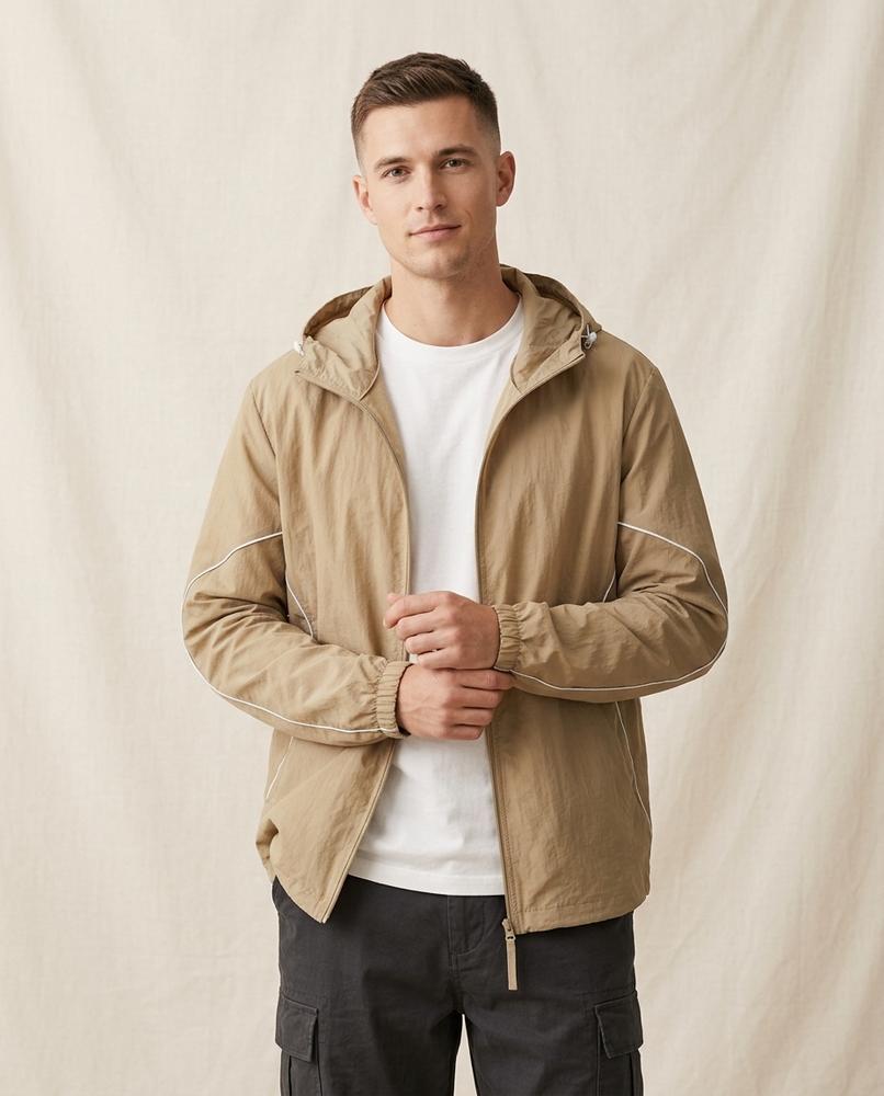 Lands Fashion - Lafed | Hooded Lightweight Jacket Men