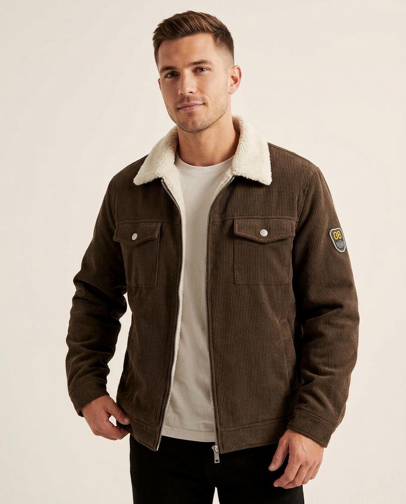 Lands Fashion - Senud | Lined Corduroy Jacket Men