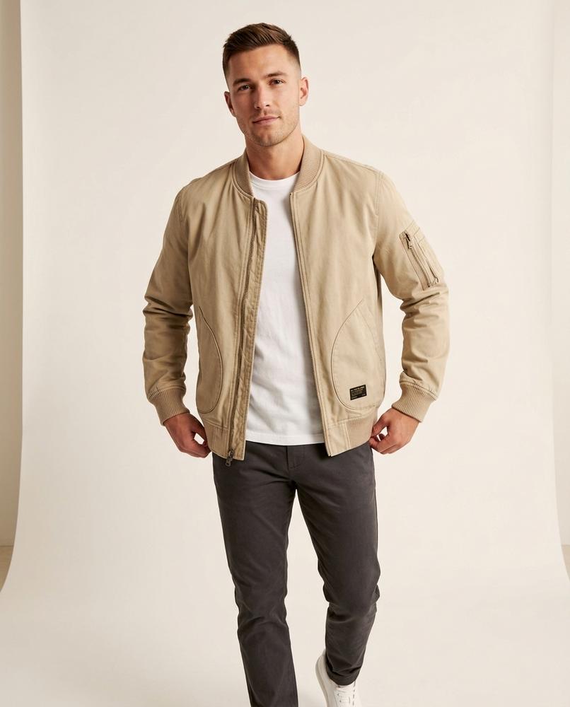 Lands Fashion - Eofan | Zippered Canvas Jacket Men