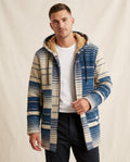 Lands Fashion - Yibod | Sherpa-Lined Patterned Jacket Men