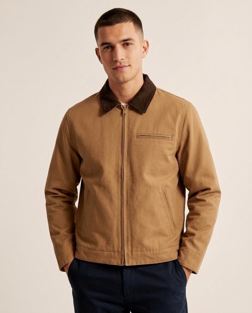 Lands Fashion - Yegik | Corduroy Zip-Up Jacket Men