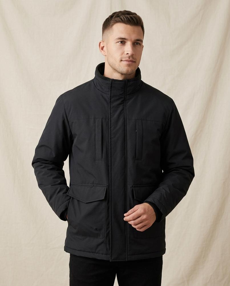 Lands Fashion - Yurel | Lined Stand-Collar Jacket Men