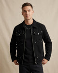 Lands Fashion - Zidov | Studded Zippered Jacket Men