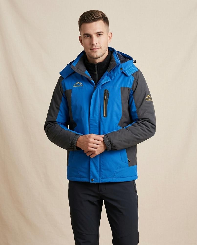 Lands Fashion - Dapit | Fleece-Lined Hooded Jacket Men