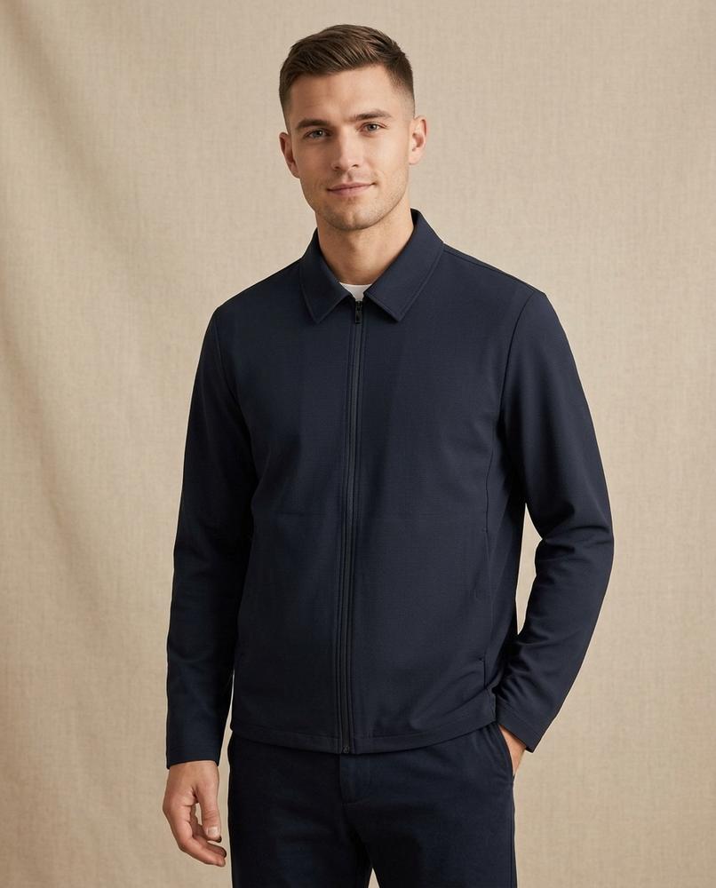 Lands Fashion - Munes | Zip-Up Collared Jacket Men