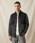 Lands Fashion - Yenil | Striped Paneled Jacket Men