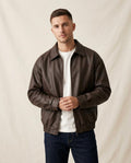 Lands Fashion - Eihak | Faux-Leather Zippered Jacket Unisex