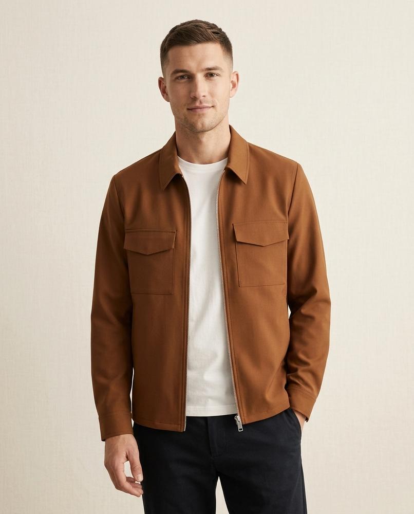 Lands Fashion - Mopid | Zip-Up Collared Jacket Men