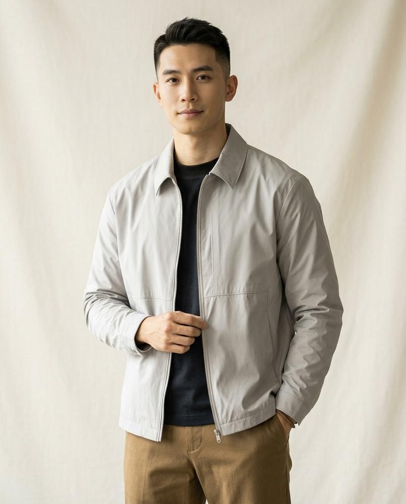 Lands Fashion - Yotak | Zip-Up Lightweight Jacket Men