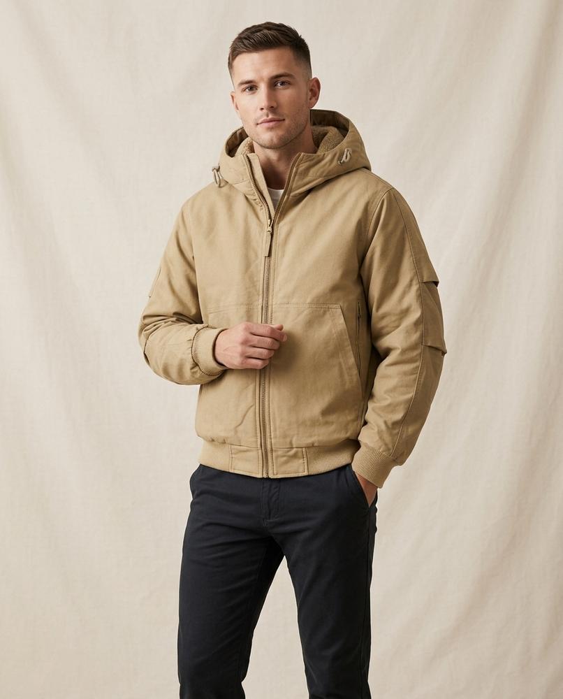 Lands Fashion - Miguk | Lined Hooded Jacket Men