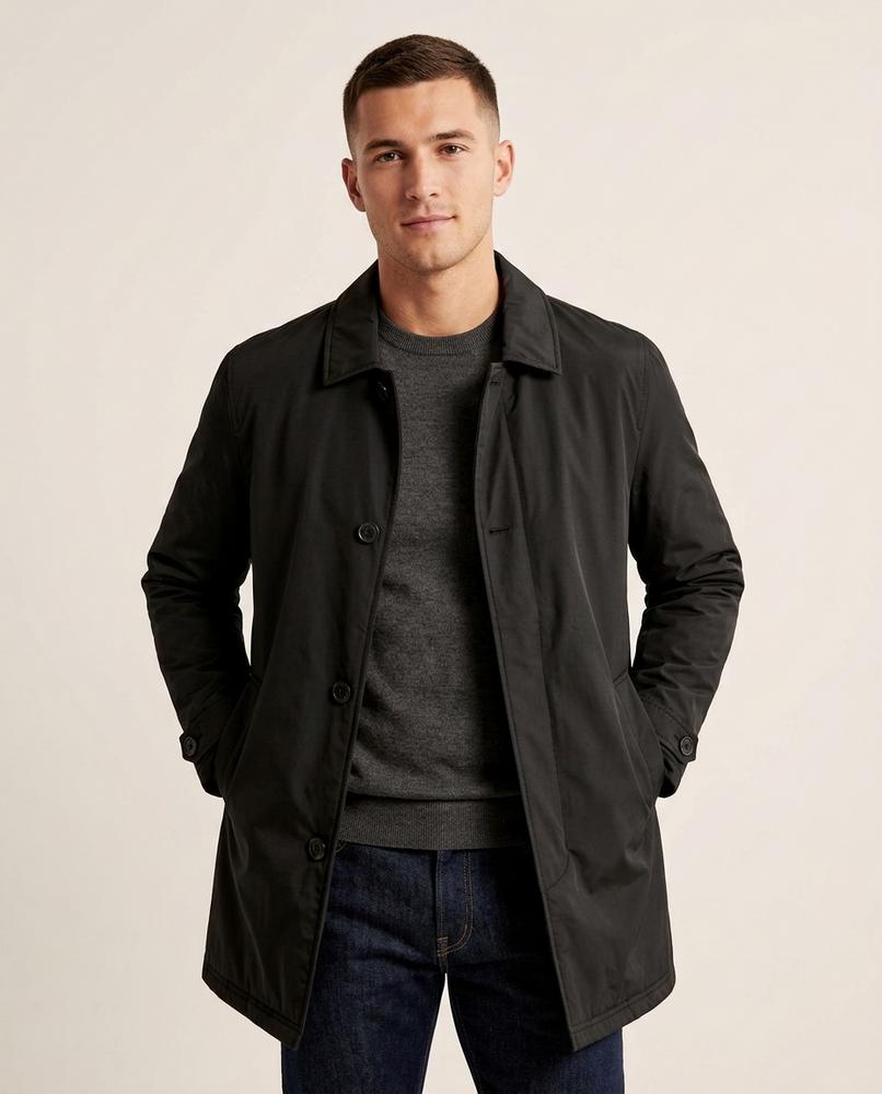 Lands Fashion - Vilal | Button-Front Collared Coat Men