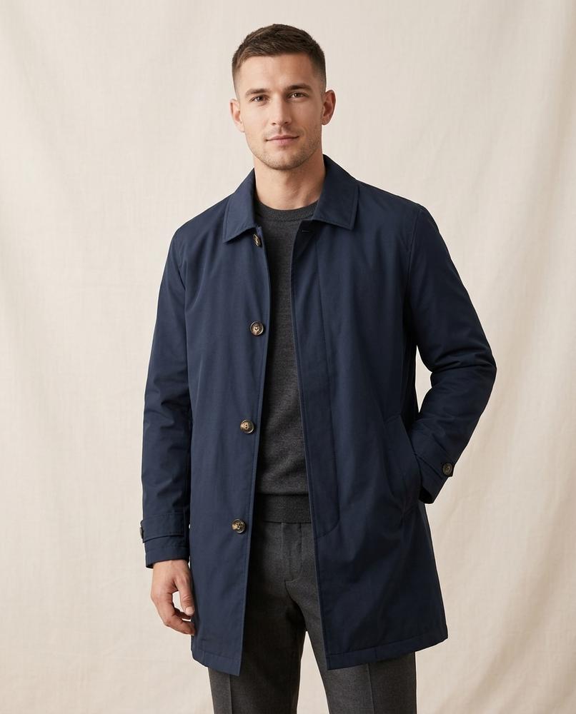 Lands Fashion - Vilal | Button-Front Collared Coat Men