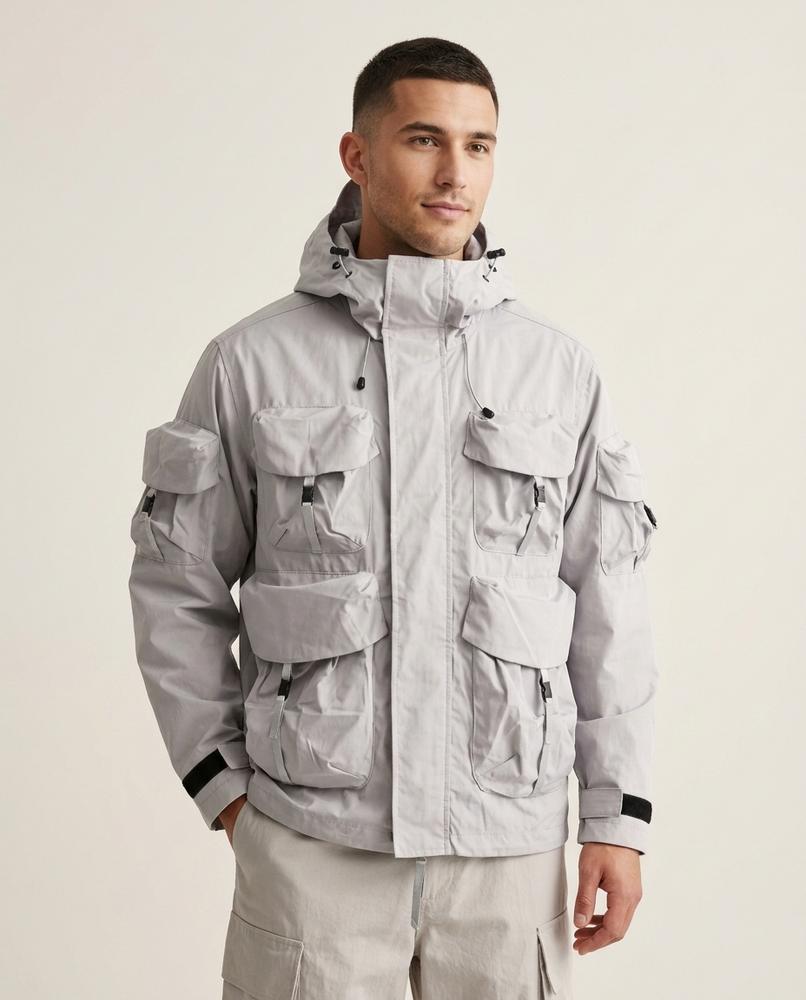 Lands Fashion - Soser | Multi-Pocket Hooded Jacket Men
