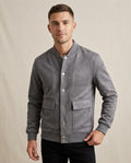 Lands Fashion - Eigus | Suede-Effect Snap-Button Jacket Men