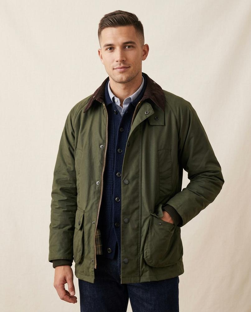 Lands Fashion - Ronuk | Cotton-Lined Snap-Button Jacket Men