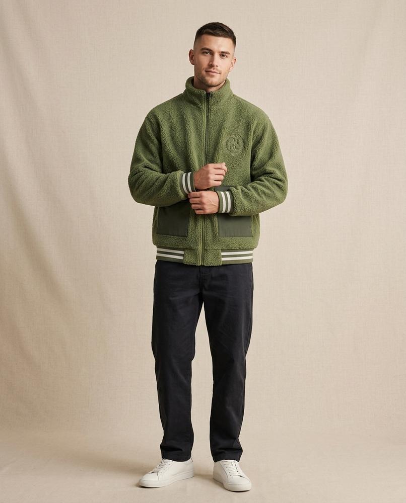 Lands Fashion - Yopim | Sherpa Zip-Up Jacket Men