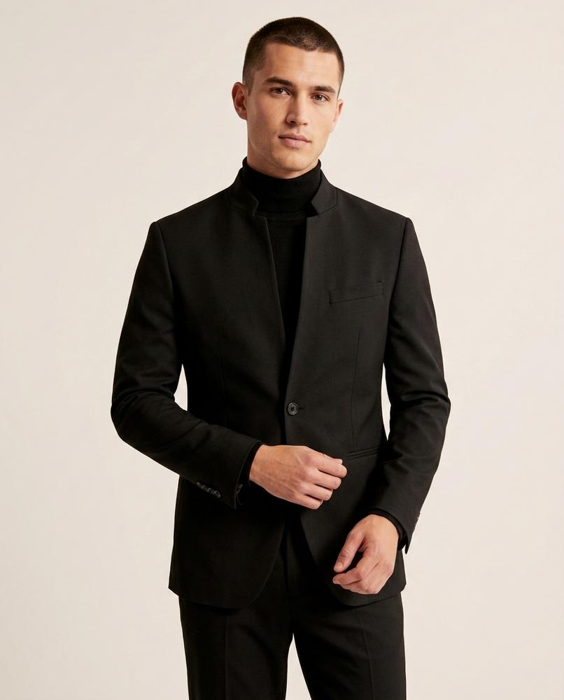 Lands Fashion - Sebal | Stand Collar Slim Fit Blazer Men