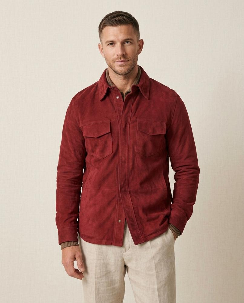 Lands Fashion - Dafut | Button-Front Collared Jacket Men