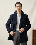 Lands Fashion - Kodet | Double-Breasted Wool Coat Men