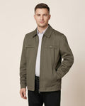 Lands Fashion - Aobir | Zip-Up Collared Jacket Men