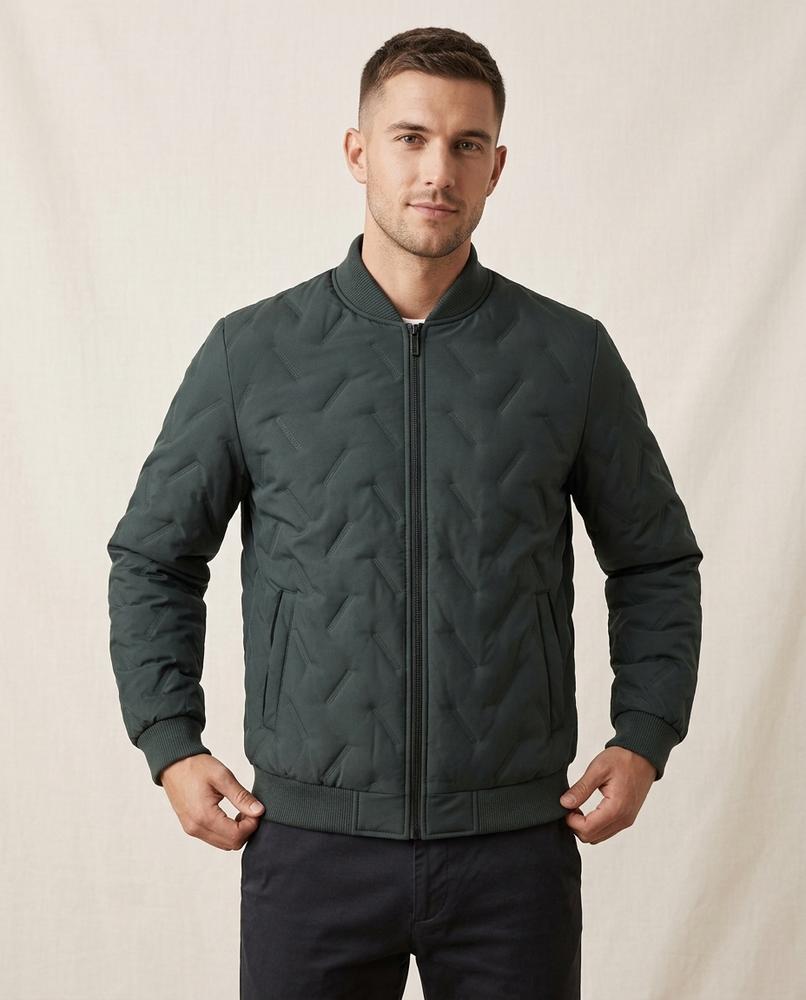 Lands Fashion - Lokut | Quilted Fleece-Lined Jacket Men