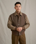 Lands Fashion - Eogal | Two-Tone Mixed-Material Jacket Men