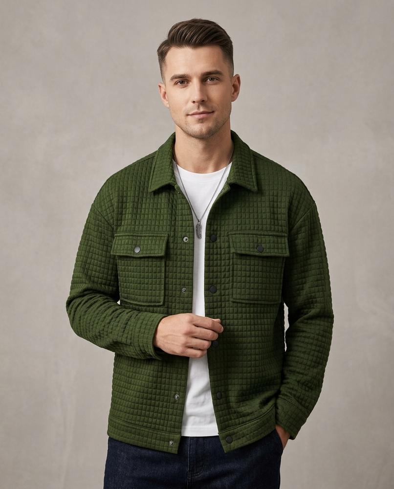Lands Fashion - Kufir | Quilted Button-Down Jacket Men