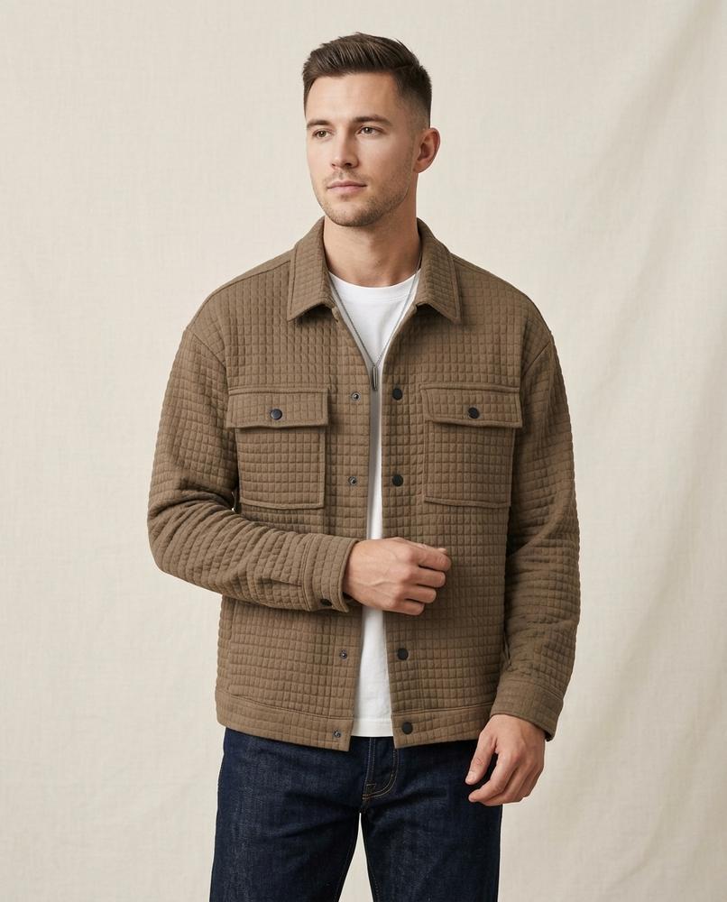 Lands Fashion - Kufir | Quilted Button-Down Jacket Men