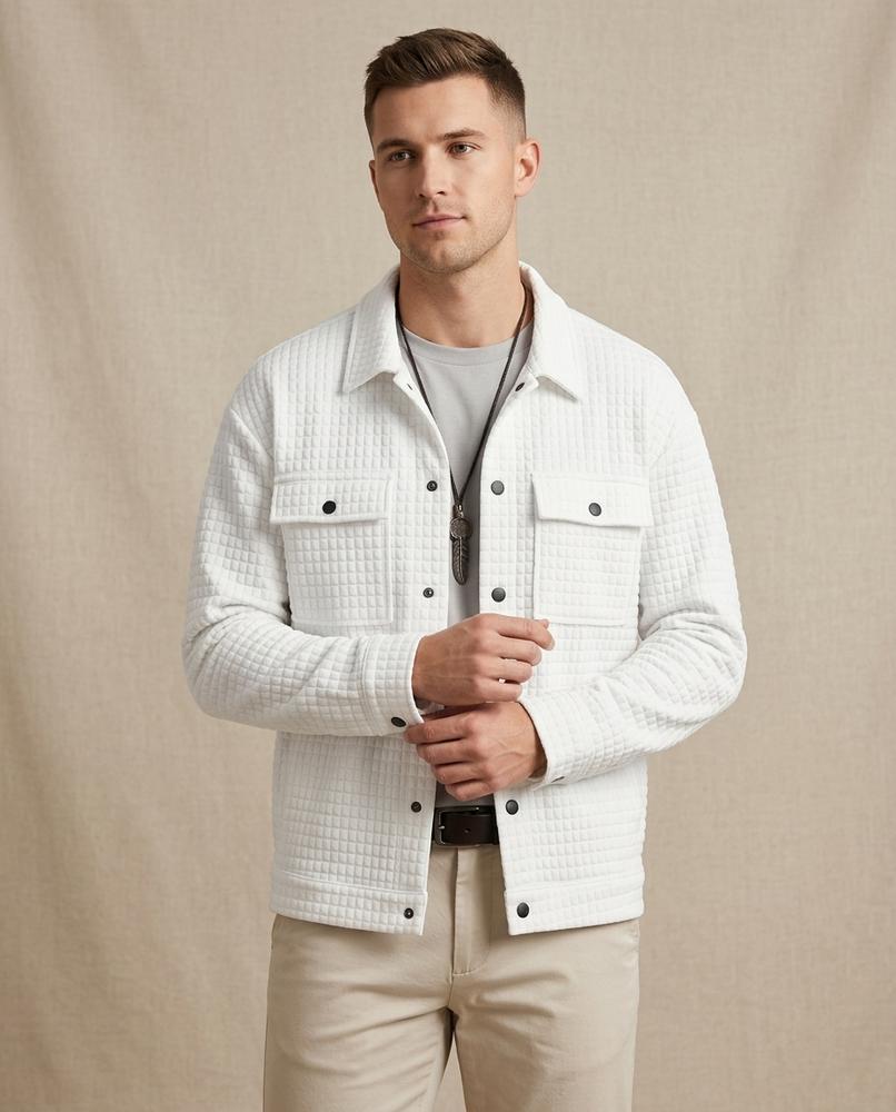 Lands Fashion - Kufir | Quilted Button-Down Jacket Men