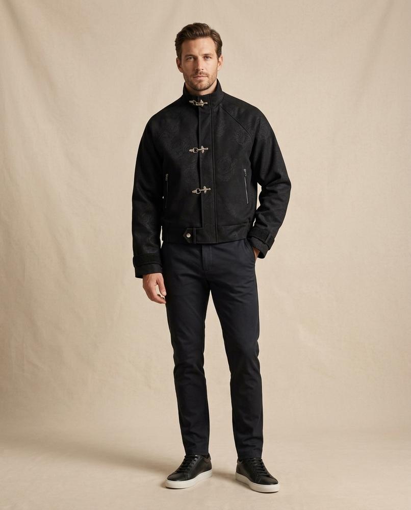 Lands Fashion - Cafuk | Toggle-Closure Embossed Jacket Men