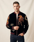Lands Fashion - Ruwen | Velvet Embroidered Jacket Men