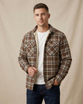 Lands Fashion - Cabat | Sherpa-Lined Plaid Jacket Men